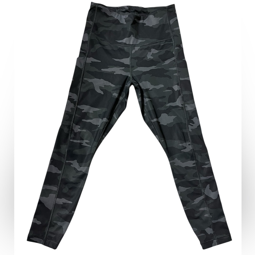 Athleta Ultimate Camo 7/8 Tights Black XSP